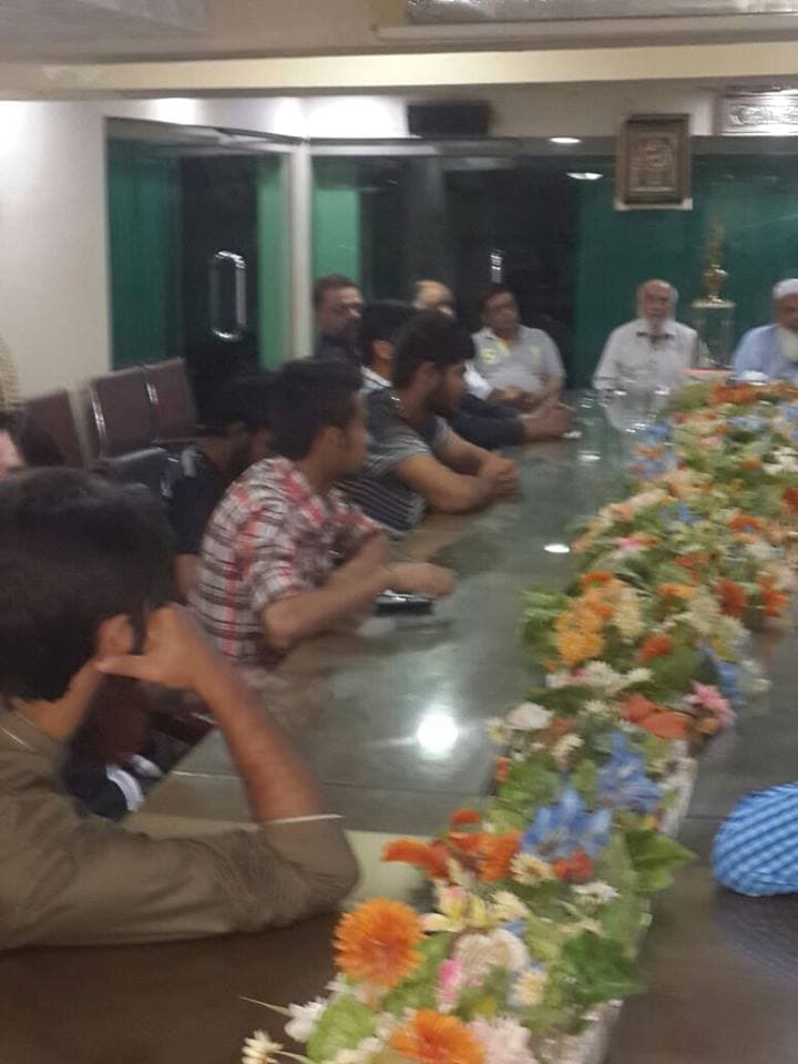 Dinner party in the honor of VMA Cricket team